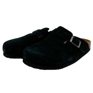 Aquatherm Women's Suede Clog | Black | Various Sizes **NEW
